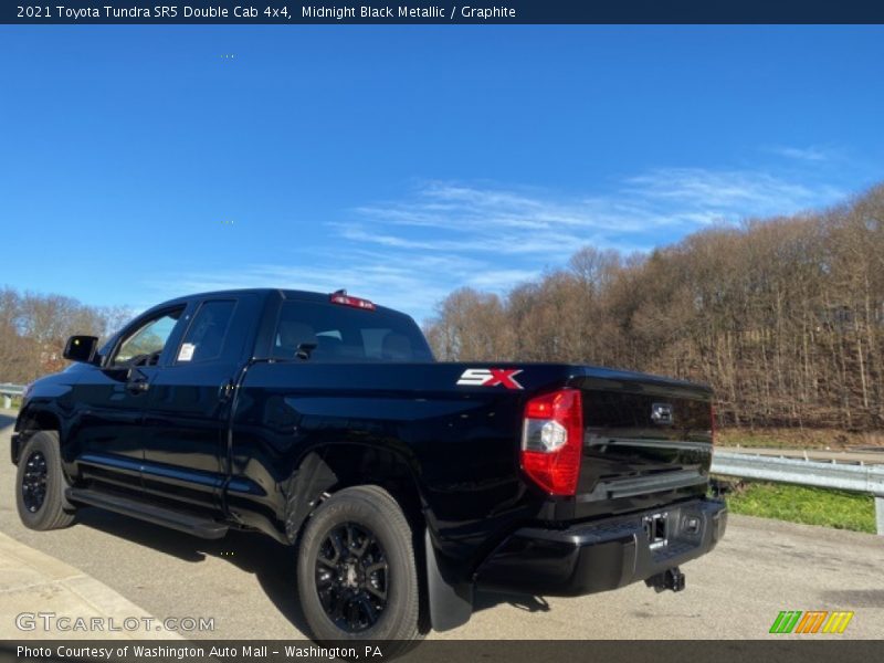 Midnight Black Metallic / Graphite 2021 Toyota Tundra SR5 Double Cab 4x4