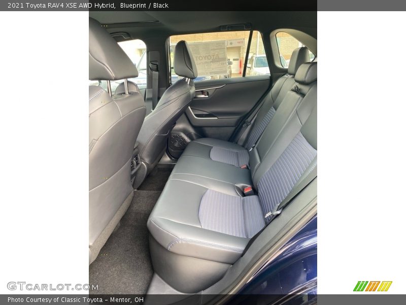 Rear Seat of 2021 RAV4 XSE AWD Hybrid