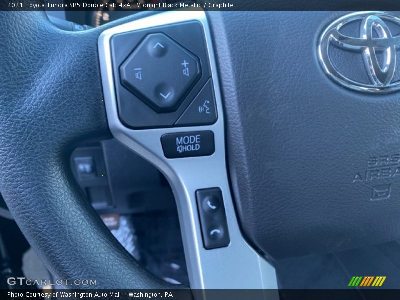 Midnight Black Metallic / Graphite 2021 Toyota Tundra SR5 Double Cab 4x4