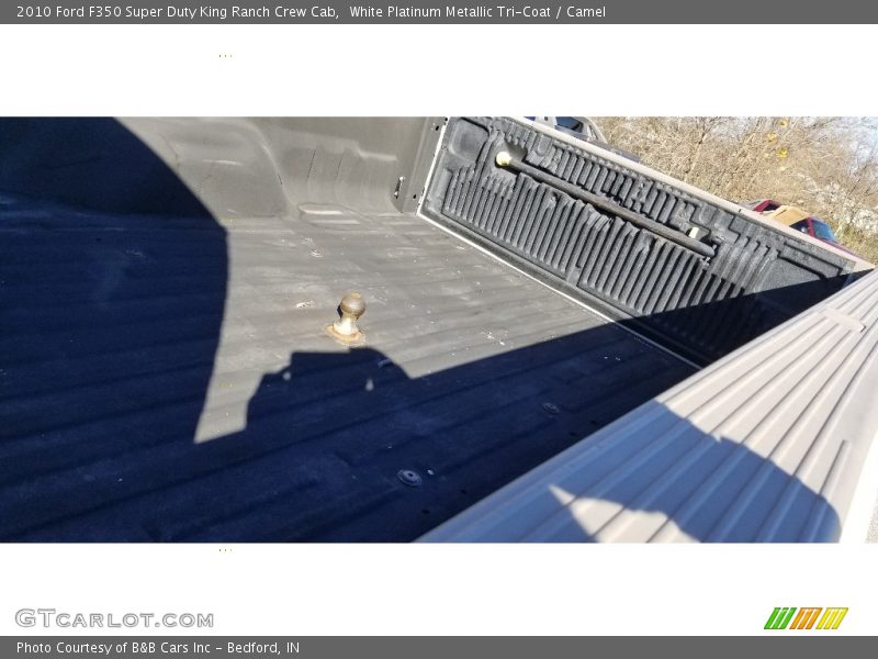 White Platinum Metallic Tri-Coat / Camel 2010 Ford F350 Super Duty King Ranch Crew Cab