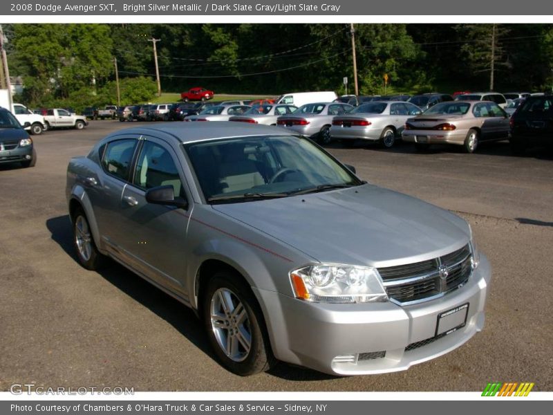 Bright Silver Metallic / Dark Slate Gray/Light Slate Gray 2008 Dodge Avenger SXT
