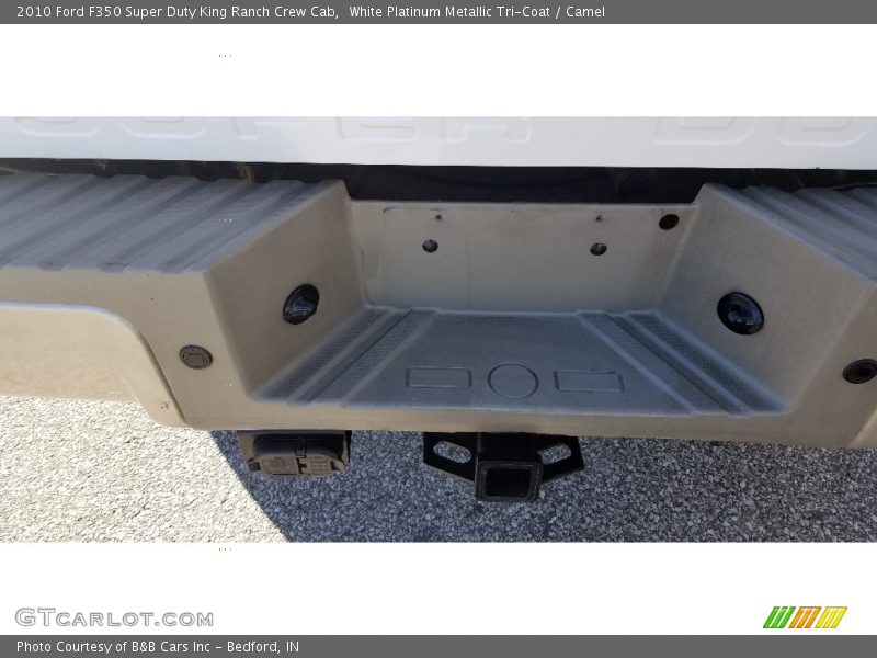 White Platinum Metallic Tri-Coat / Camel 2010 Ford F350 Super Duty King Ranch Crew Cab