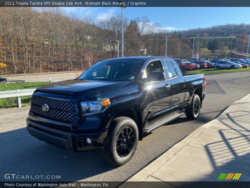 Midnight Black Metallic / Graphite 2021 Toyota Tundra SR5 Double Cab 4x4
