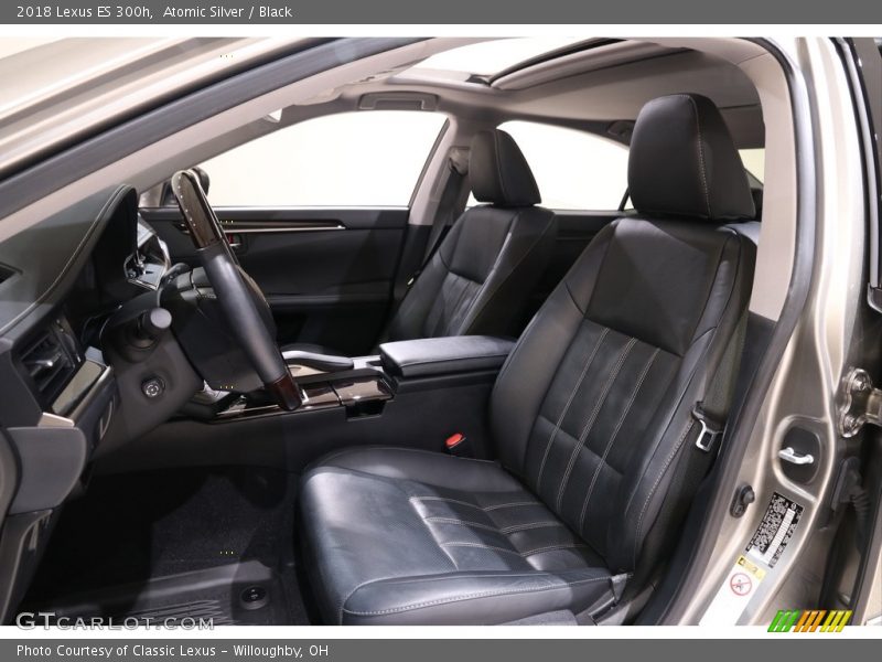 Front Seat of 2018 ES 300h