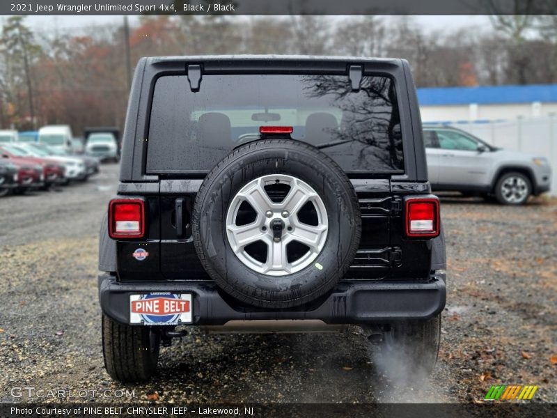Black / Black 2021 Jeep Wrangler Unlimited Sport 4x4