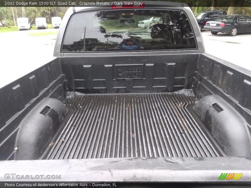 Graphite Metallic / Dark Slate Gray 2002 Dodge Ram 1500 SLT Quad Cab