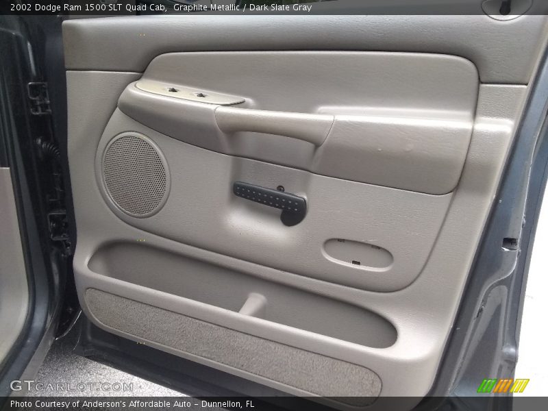 Graphite Metallic / Dark Slate Gray 2002 Dodge Ram 1500 SLT Quad Cab