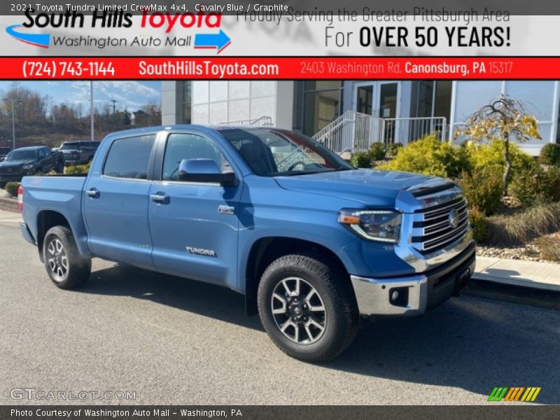 Cavalry Blue / Graphite 2021 Toyota Tundra Limited CrewMax 4x4
