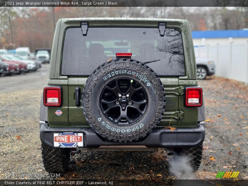 Sarge Green / Black 2021 Jeep Wrangler Unlimited Willys 4x4