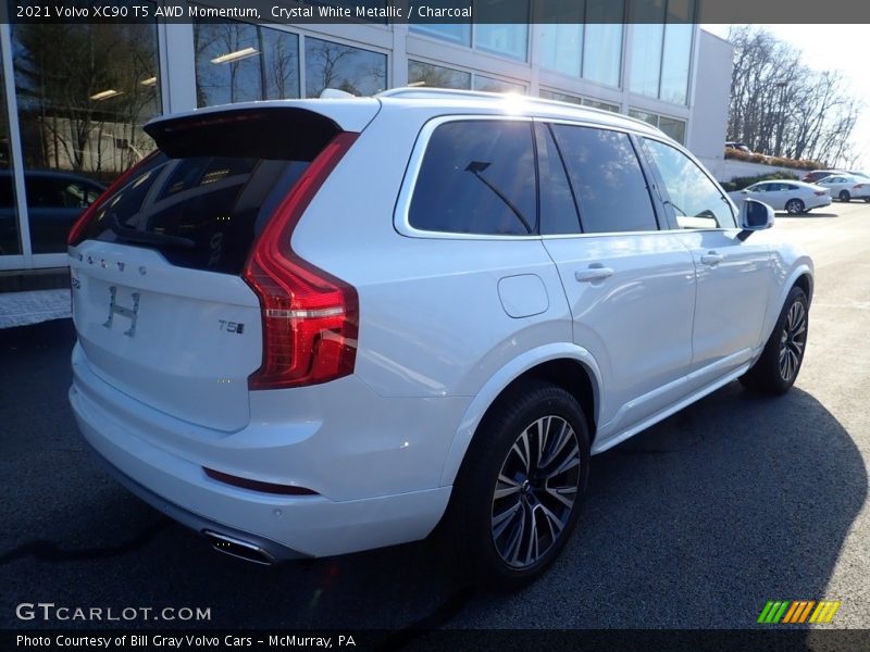 Crystal White Metallic / Charcoal 2021 Volvo XC90 T5 AWD Momentum