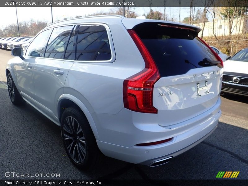 Crystal White Metallic / Charcoal 2021 Volvo XC90 T5 AWD Momentum