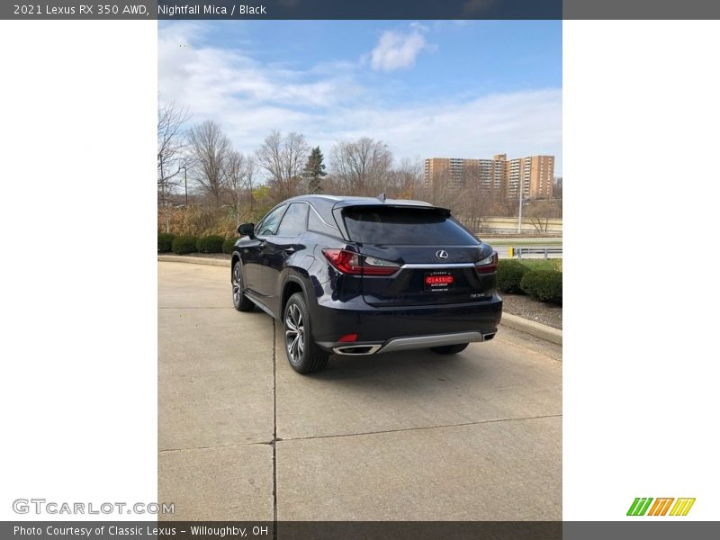 Nightfall Mica / Black 2021 Lexus RX 350 AWD