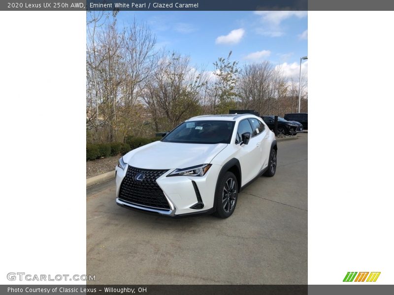 Eminent White Pearl / Glazed Caramel 2020 Lexus UX 250h AWD