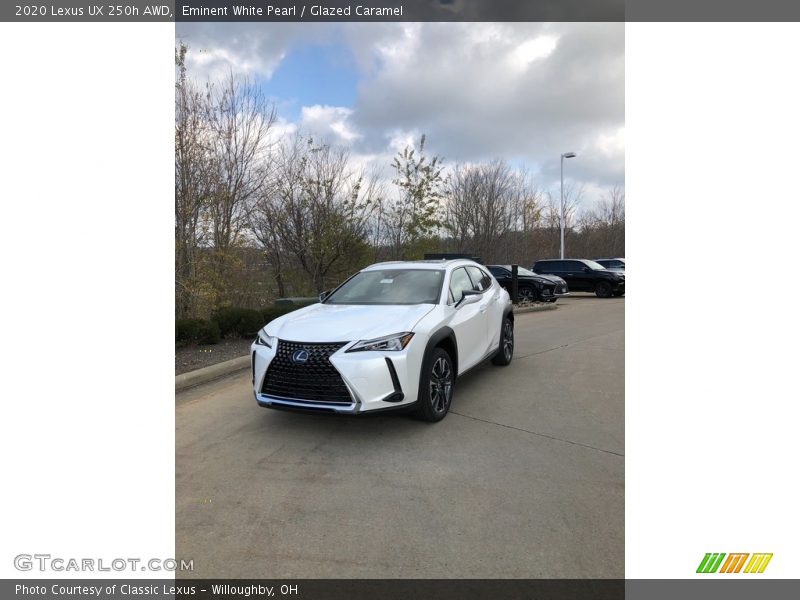 Eminent White Pearl / Glazed Caramel 2020 Lexus UX 250h AWD