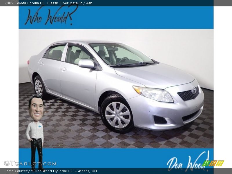 Classic Silver Metallic / Ash 2009 Toyota Corolla LE