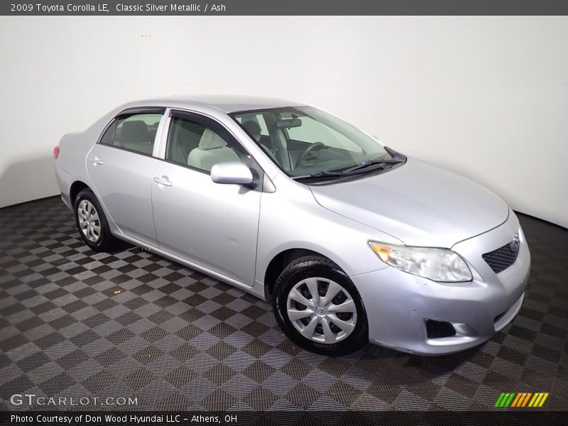 Classic Silver Metallic / Ash 2009 Toyota Corolla LE