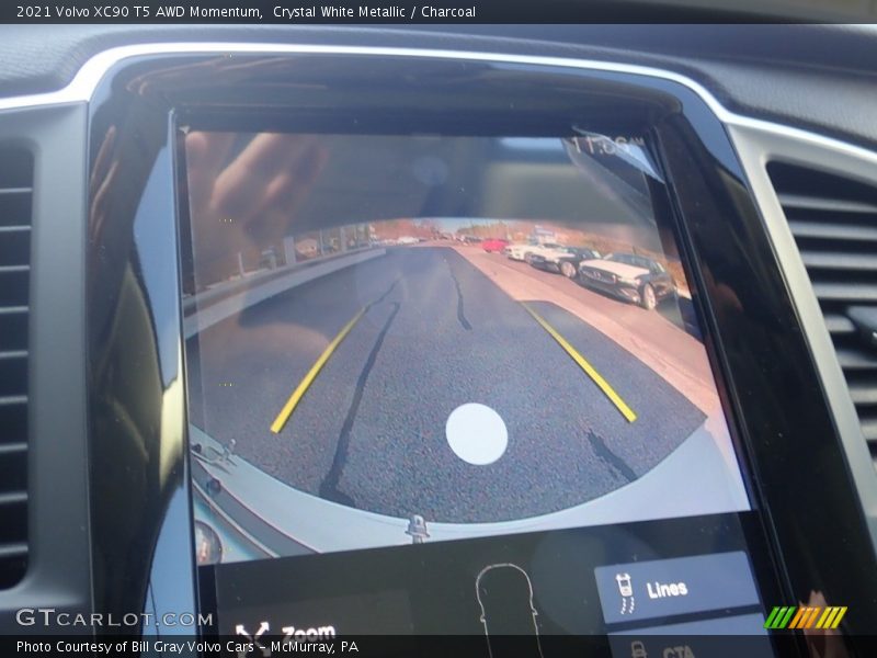 Crystal White Metallic / Charcoal 2021 Volvo XC90 T5 AWD Momentum