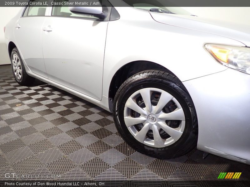Classic Silver Metallic / Ash 2009 Toyota Corolla LE