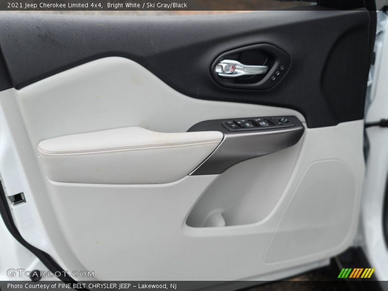 Bright White / Ski Gray/Black 2021 Jeep Cherokee Limited 4x4