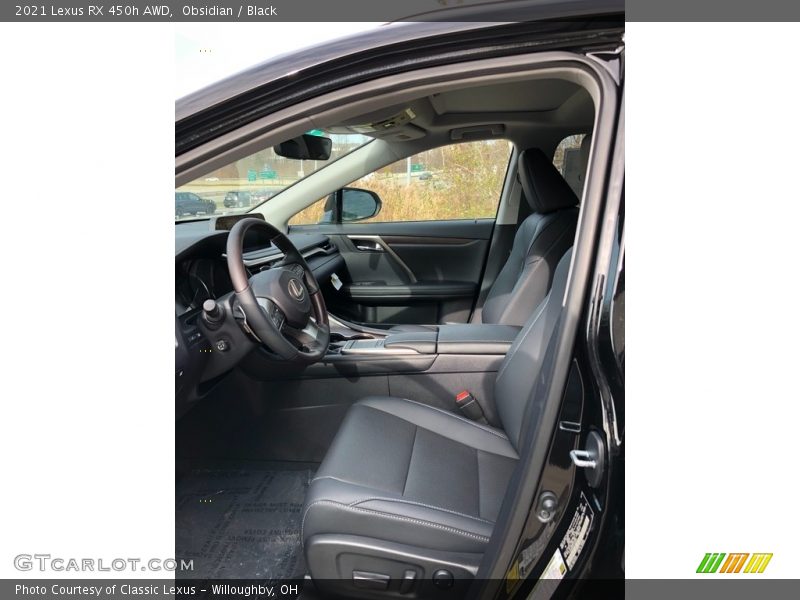 Obsidian / Black 2021 Lexus RX 450h AWD