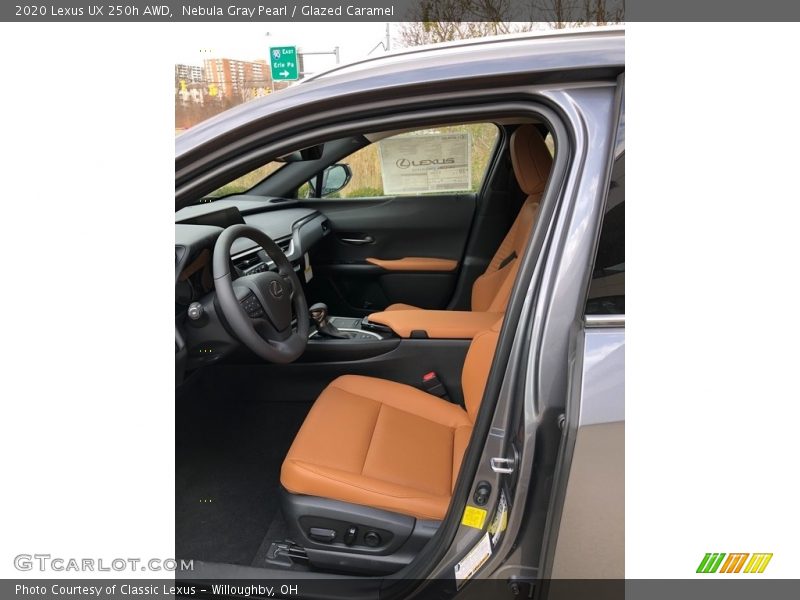 Nebula Gray Pearl / Glazed Caramel 2020 Lexus UX 250h AWD