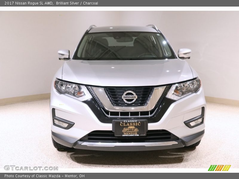 Brilliant Silver / Charcoal 2017 Nissan Rogue SL AWD