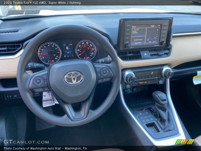 Dashboard of 2021 RAV4 XLE AWD