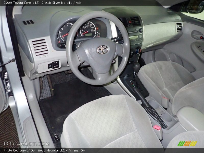 Classic Silver Metallic / Ash 2009 Toyota Corolla LE