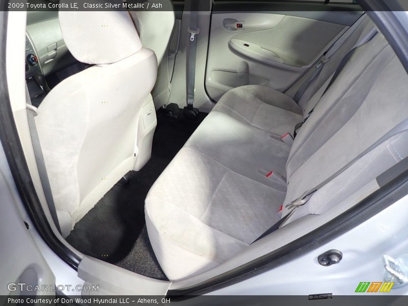 Classic Silver Metallic / Ash 2009 Toyota Corolla LE
