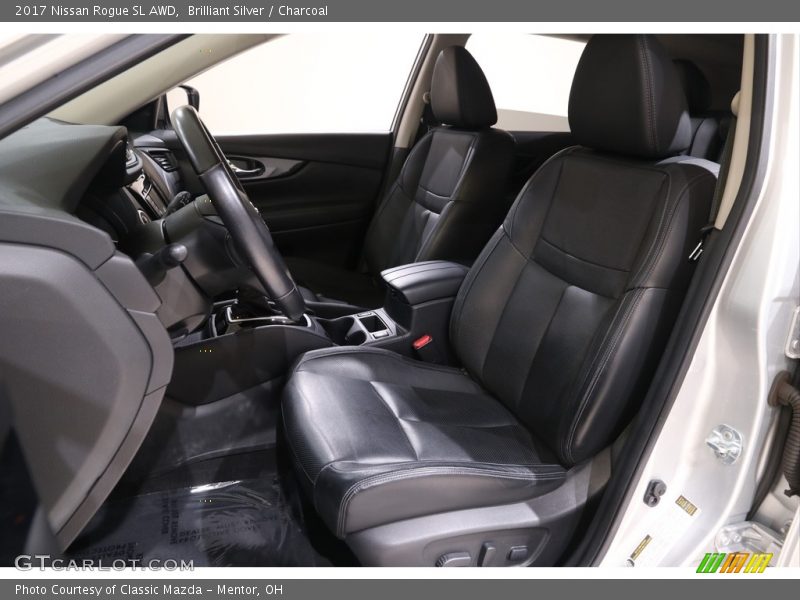 Brilliant Silver / Charcoal 2017 Nissan Rogue SL AWD