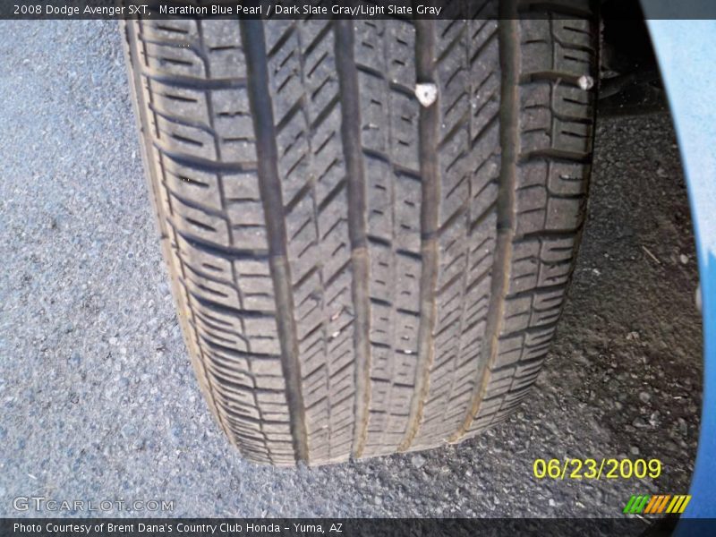 Marathon Blue Pearl / Dark Slate Gray/Light Slate Gray 2008 Dodge Avenger SXT