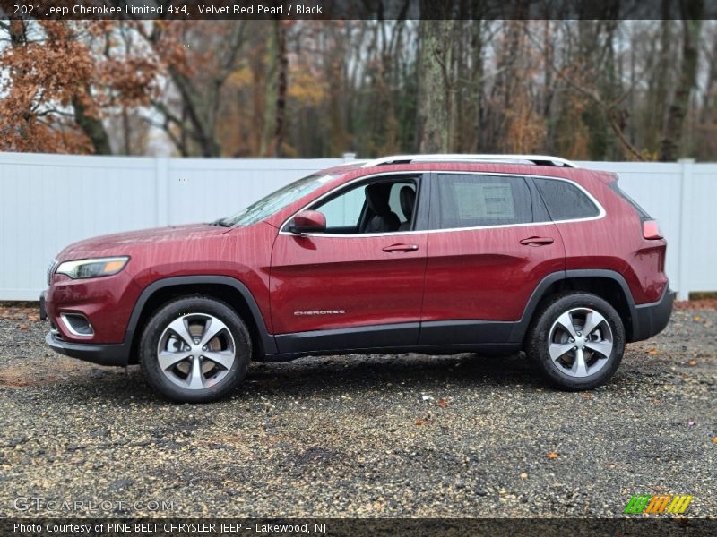  2021 Cherokee Limited 4x4 Velvet Red Pearl
