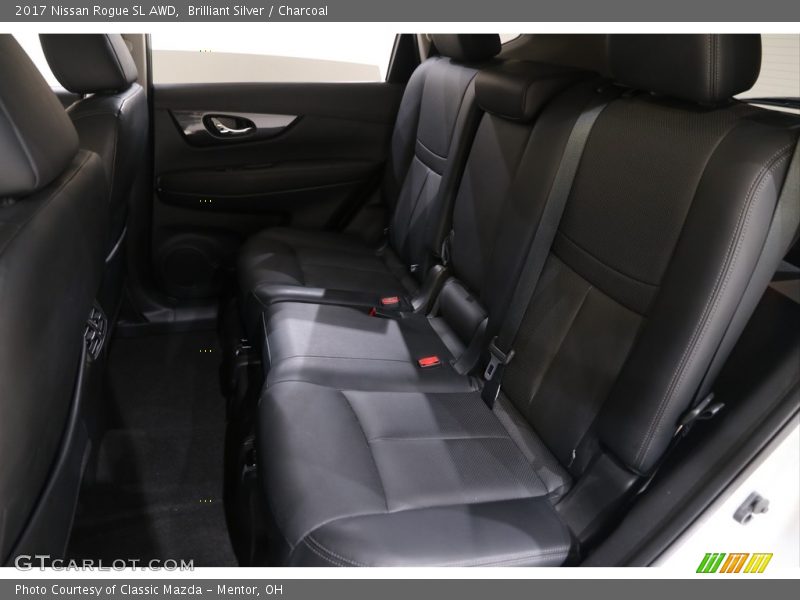 Brilliant Silver / Charcoal 2017 Nissan Rogue SL AWD