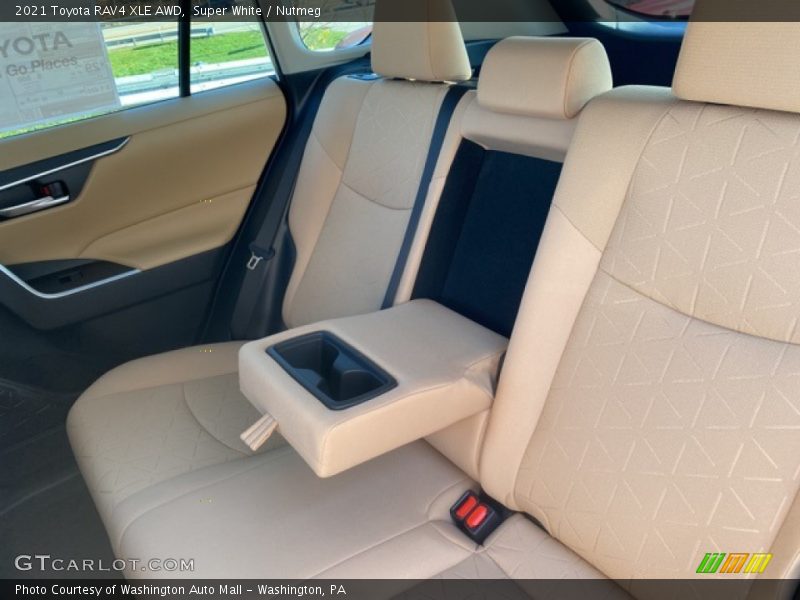 Super White / Nutmeg 2021 Toyota RAV4 XLE AWD