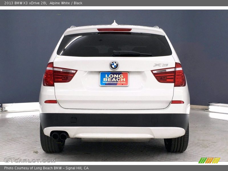 Alpine White / Black 2013 BMW X3 xDrive 28i