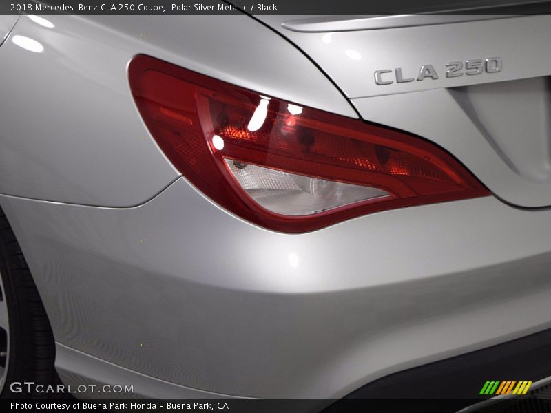 Polar Silver Metallic / Black 2018 Mercedes-Benz CLA 250 Coupe