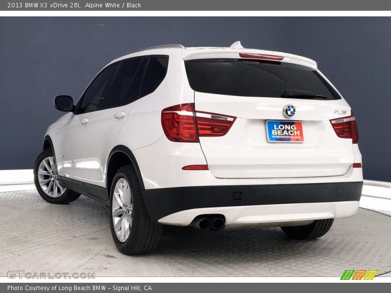 Alpine White / Black 2013 BMW X3 xDrive 28i