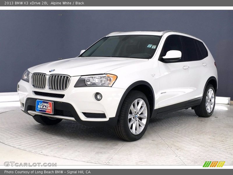 Alpine White / Black 2013 BMW X3 xDrive 28i