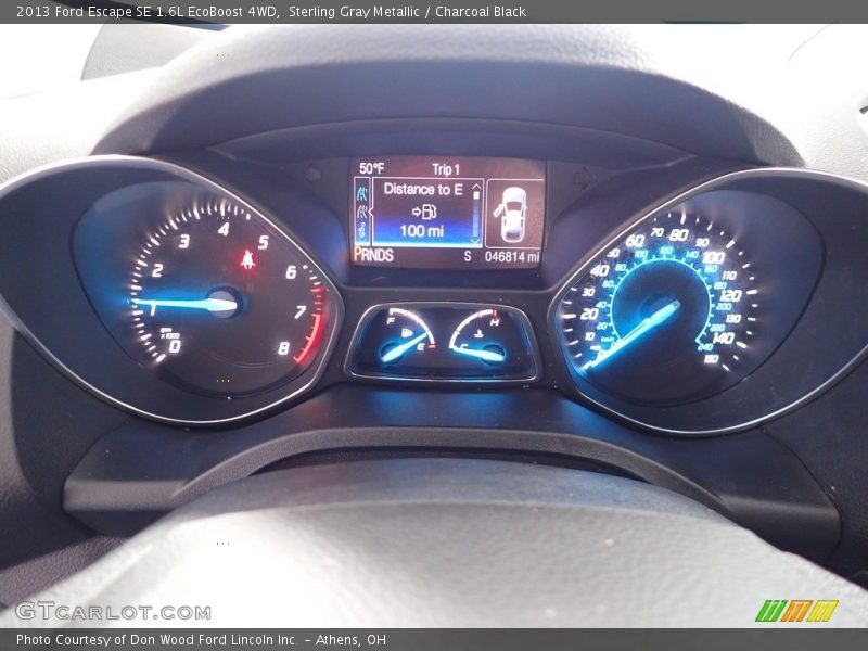 Sterling Gray Metallic / Charcoal Black 2013 Ford Escape SE 1.6L EcoBoost 4WD