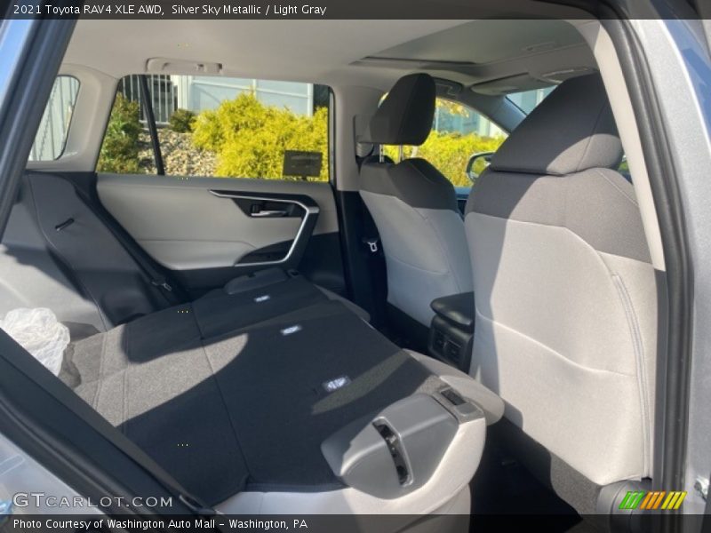 Silver Sky Metallic / Light Gray 2021 Toyota RAV4 XLE AWD