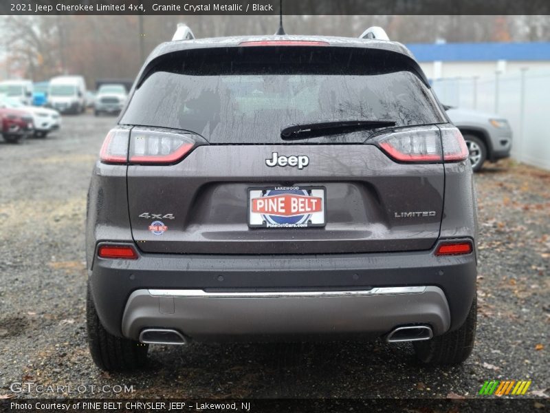 Granite Crystal Metallic / Black 2021 Jeep Cherokee Limited 4x4