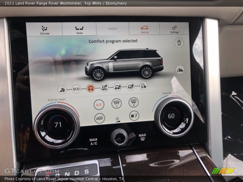 Fuji White / Ebony/Ivory 2021 Land Rover Range Rover Westminster