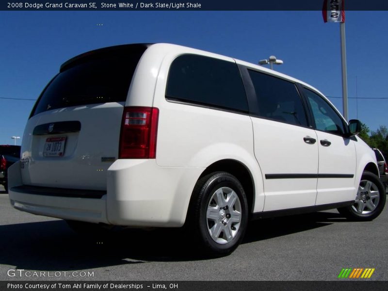 Stone White / Dark Slate/Light Shale 2008 Dodge Grand Caravan SE