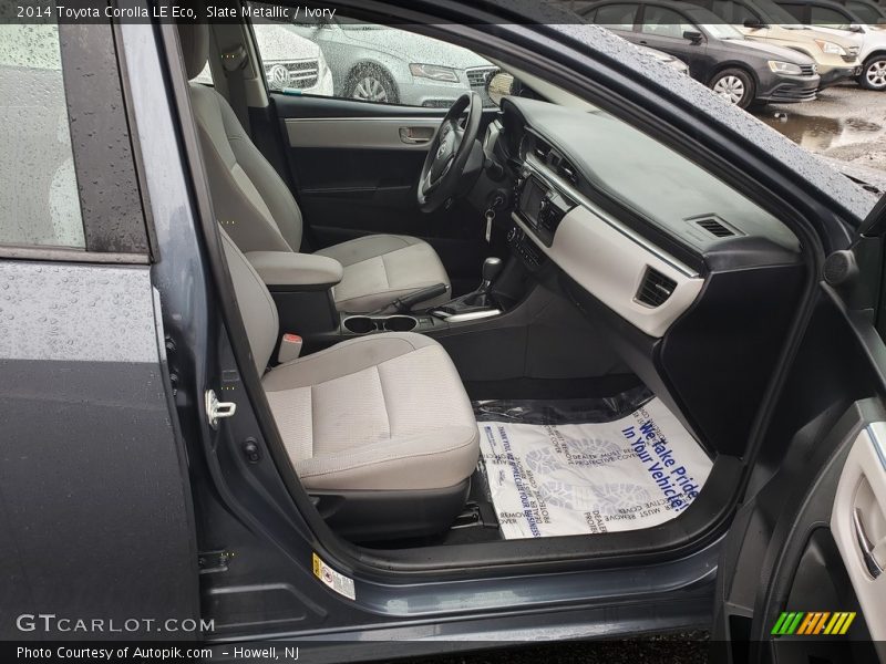 Slate Metallic / Ivory 2014 Toyota Corolla LE Eco
