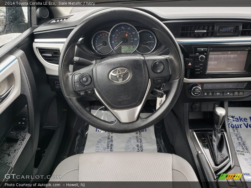 Slate Metallic / Ivory 2014 Toyota Corolla LE Eco