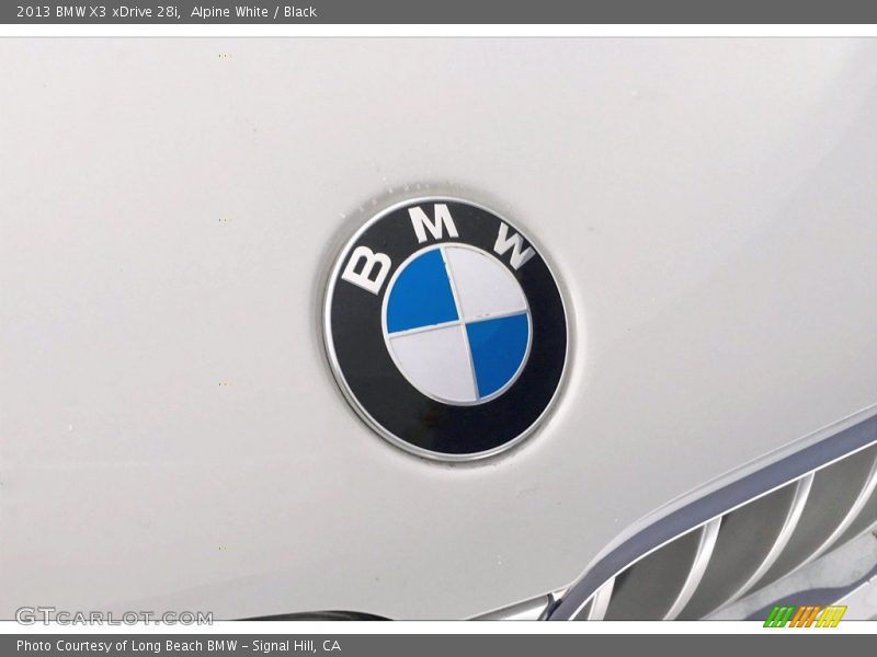 Alpine White / Black 2013 BMW X3 xDrive 28i