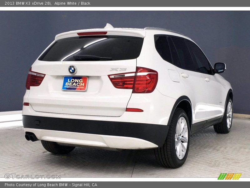Alpine White / Black 2013 BMW X3 xDrive 28i