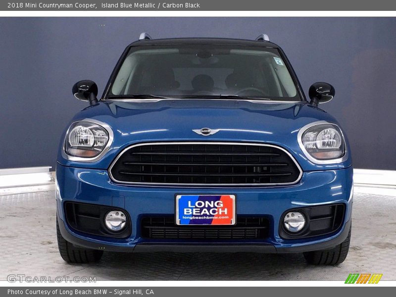 Island Blue Metallic / Carbon Black 2018 Mini Countryman Cooper