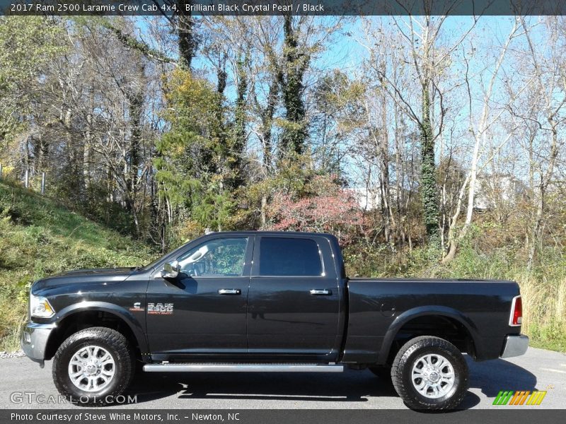 Brilliant Black Crystal Pearl / Black 2017 Ram 2500 Laramie Crew Cab 4x4