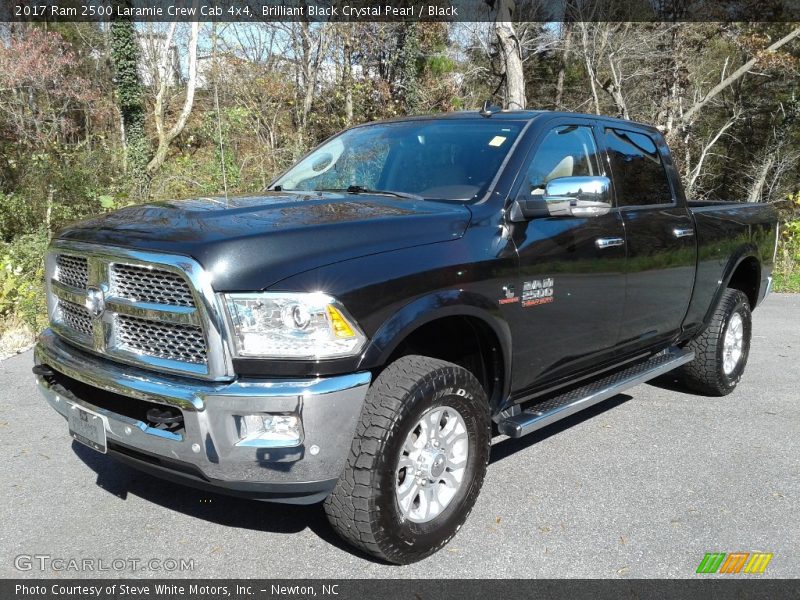 Brilliant Black Crystal Pearl / Black 2017 Ram 2500 Laramie Crew Cab 4x4